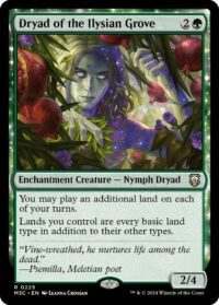 Dryad of the Ilysian Grove (Ripple Foil) - #225 - Rare - Inglés