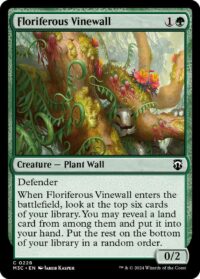 Floriferous Vinewall (Ripple Foil) - #228 - Common - Inglés