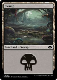 Swamp (Ripple Foil) - #502 - Land - Inglés
