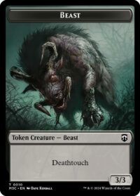 Beast (0010) (Ripple Foil) // Shapeshifter (0008) Double-Sided Token - #10 // 8 - Token - Inglés
