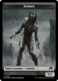 Zombie (Ripple Foil) // Elephant Double-Sided Token - #39 // 18 - Token - Inglés