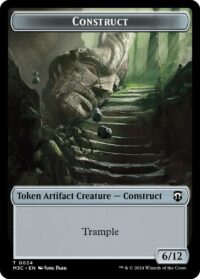 Construct (Ripple Foil) // Myr Double-Sided Token - #24 // 25 - Token - Inglés
