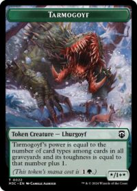 Tarmogoyf (Ripple Foil) // Saproling Double-Sided Token - #22 // 21 - Token - Inglés