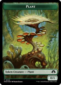 Plant (Ripple Foil) // Zombie Double-Sided Token - #42 // 21 - Token - Inglés