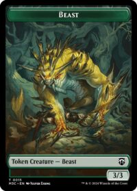 Beast (0015) (Ripple Foil) // Insect (0025) Double-Sided Token - #15 // 25 - Token - Inglés
