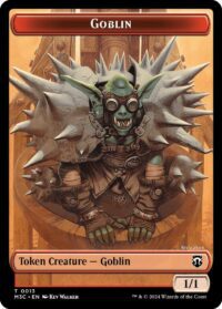 Goblin (Ripple Foil) // Tarmogoyf Double-Sided Token - #13 // 22 - Token - Inglés