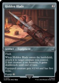 Hidden Blade (Foil Etched) - Uncommon - #257 - Inglés (AC)