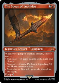The Spear of Leonidas (Foil Etched) - Rare - #219 - Inglés (AC)