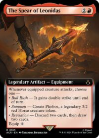 The Spear of Leonidas (Extended Art) (Foil) - Rare - #165 - Inglés (AC)