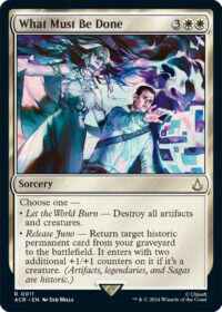What Must Be Done - Rare - #11 - Inglés (AC)
