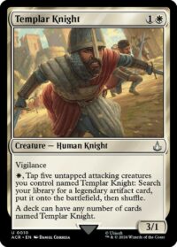 Templar Knight (Foil) - Uncommon - #10 - Inglés (AC)