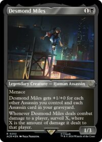Desmond Miles (Foil Etched) - Rare - #202 - Inglés (AC)