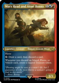 Mary Read and Anne Bonny (Foil Etched) - Rare - #242 - Inglés (AC)