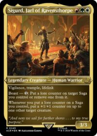 Sigurd, Jarl of Ravensthorpe (Foil Etched) - Rare - #249 - Inglés (AC)