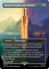 Sword of Light and Shadow (Borderless) (Foil) - Mythic - #125 - Inglés (AC)