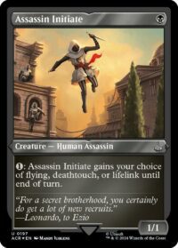 Assassin Initiate (Foil Etched) - Uncommon - #197 - Inglés (AC)