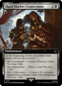 Black Market Connections (Extended Art) (Foil) - Rare - #161 - Inglés (AC)