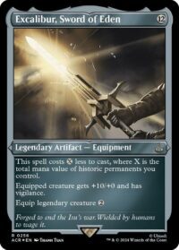 Excalibur, Sword of Eden (Foil Etched) - Rare - #256 - Inglés (AC)