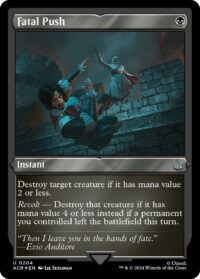 Fatal Push (Foil Etched) - Uncommon - #204 - Inglés (AC)