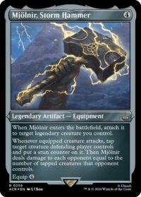 Mjolnir, Storm Hammer (Foil Etched) - Rare - #258 - Inglés (AC)