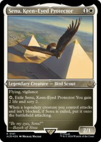 Senu, Keen-Eyed Protector (Foil Etched) - Rare - #181 - Inglés (AC)