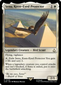 Senu, Keen-Eyed Protector (Foil) - Rare - #8 - Inglés (AC)