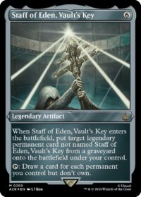 Staff of Eden, Vault's Key (Foil Etched) - Mythic - #260 - Inglés (AC)
