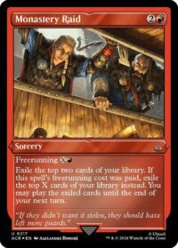 Monastery Raid (Foil Etched) - Uncommon - #217 - Inglés (AC)