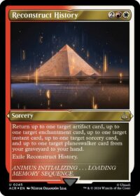 Reconstruct History (Foil Etched) - Uncommon - #245 - Inglés (AC)