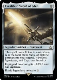 Excalibur, Sword of Eden (Foil) - Rare - #72 - Inglés (AC)