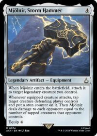 Mjolnir, Storm Hammer (Foil) - Rare - #74 - Inglés (AC)