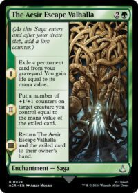The Aesir Escape Valhalla (Foil) - Uncommon - #39 - Inglés (AC)
