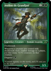 Aveline de Grandpre (Foil Etched) - Rare - #220 - Inglés (AC)