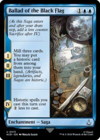 Ballad of the Black Flag (Foil) - Uncommon - #13 - Inglés (AC)