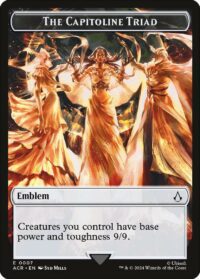 Emblem - The Capitoline Triad (Foil) - Token - #7 - Inglés (AC)