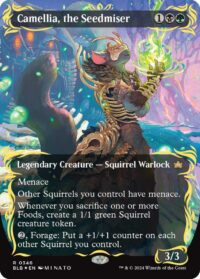 Camellia, the Seedmiser (Borderless) (Raised Foil) - #346 - Rare - Inglés