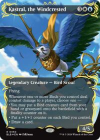 Kastral, the Windcrested (Borderless) (Raised Foil) - #350 - Rare - Inglés