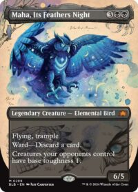 Maha, Its Feathers Night (Borderless) (Foil) - #289 - Mythic - Inglés
