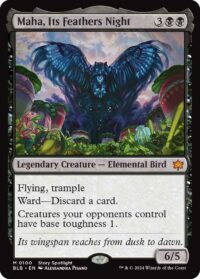 Maha, Its Feathers Night (Foil) - #100 - Mythic - Inglés