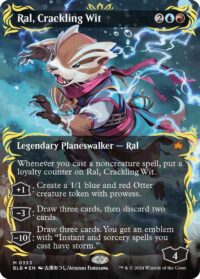 Ral, Crackling Wit (Borderless) (Raised Foil) - #353 - Mythic - Inglés