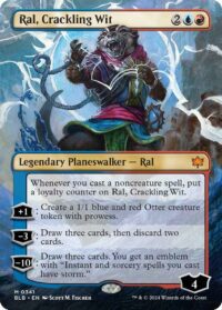 Ral, Crackling Wit (Borderless) (Foil) - #341 - Mythic - Inglés