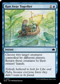 Run Away Together (Foil) - #67 - Common - Inglés
