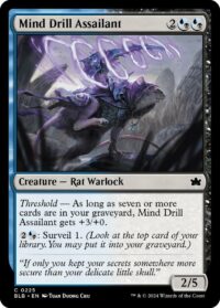 Mind Drill Assailant (Foil) - #225 - Common - Inglés