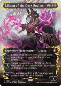Liliana of the Dark Realms (Borderless) (Raised Foil) (CD) - #94 - Mythic - Inglés
