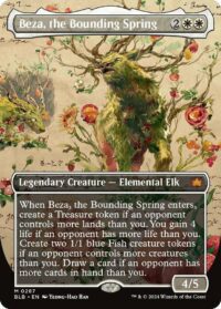 Beza, the Bounding Spring (Borderless) (Foil) - #287 - Mythic - Inglés