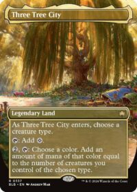 Three Tree City (Borderless) - #337 - Rare - Inglés