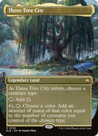 Three Tree City (Borderless) - #338 - Rare - Inglés