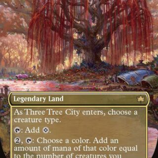 Three Tree City (Borderless) (Foil) - #339 - Rare - Inglés