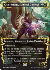 Chatterfang, Squirrel General (Borderless) (Raised Foil) (CD) - #95 - Mythic - Inglés