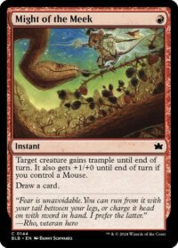 Might of the Meek (Foil) - #144 - Common - Inglés